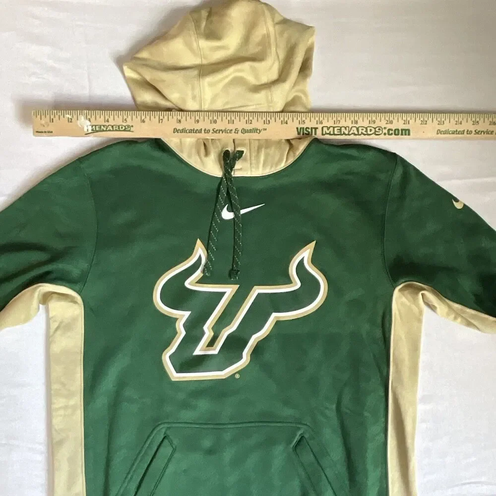 Vintage Nike Center Check Swoosh South Florida Bulls Hoodie Sweatshirt Small
